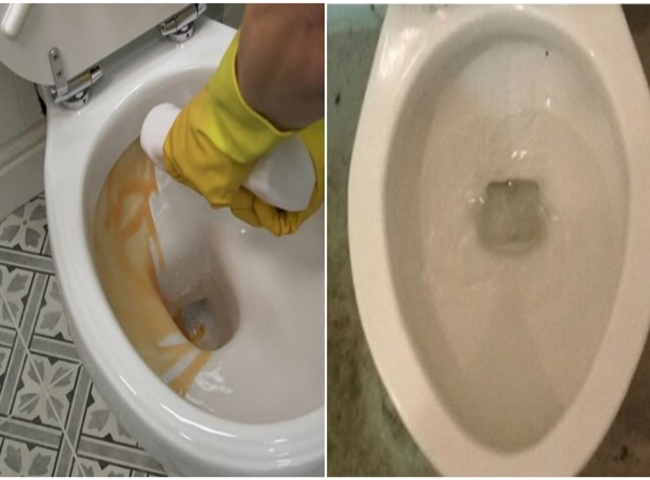 4 bí kíp tẩy sạch vết ố vàng trong bồn cầu nhanh chóng