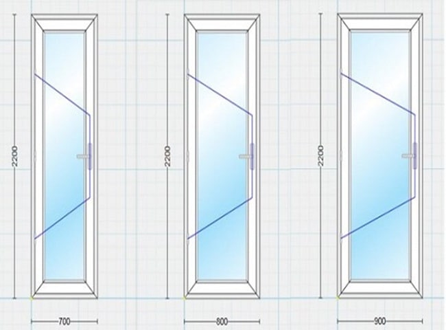 Kích thước chiều cao tiêu chuẩn