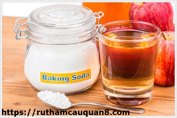cách thông bồn cầu với baking soda và giấm