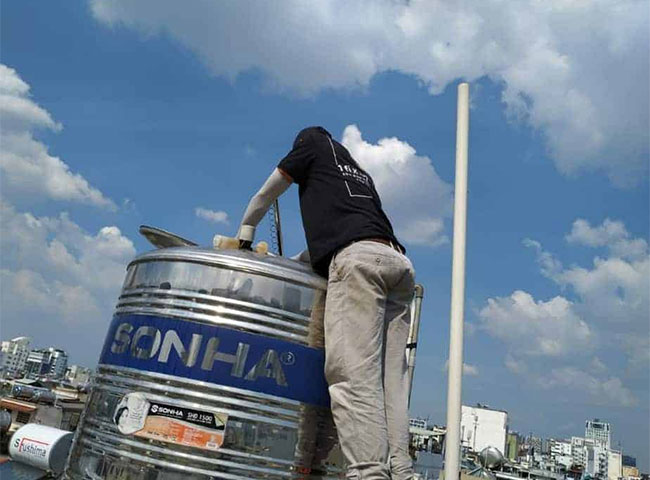 Dịch vụ vệ sinh bồn nước quận 8 uy tín giá rẻ